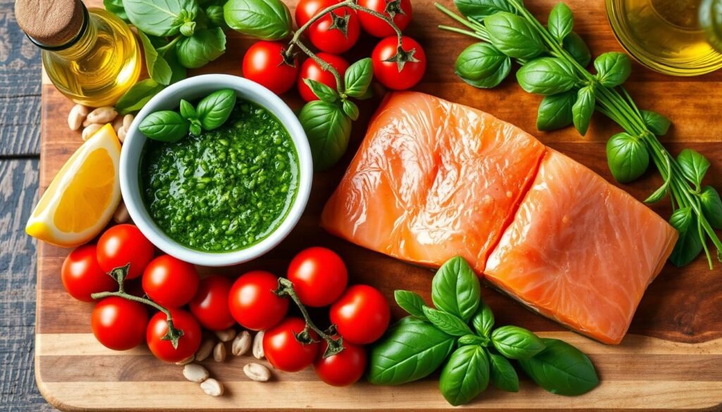 Pesto Salmon Ingredients