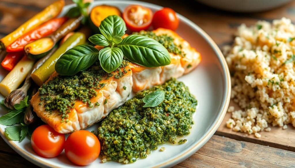 Pesto Salmon Side Dish Pairings