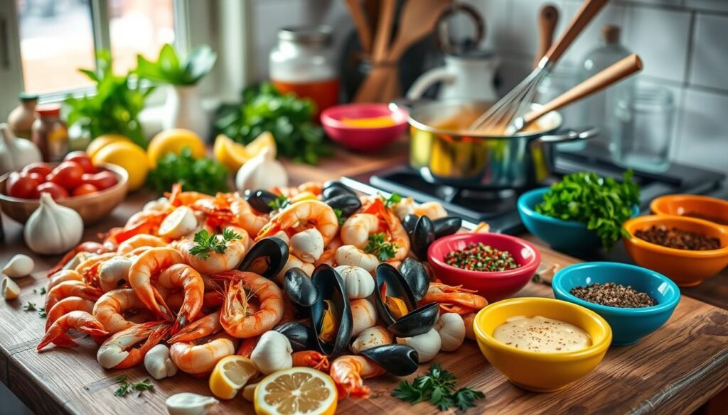 Seafood Boil Sauce Preparation