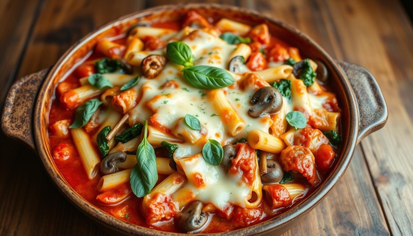 baked ziti recipe no meat